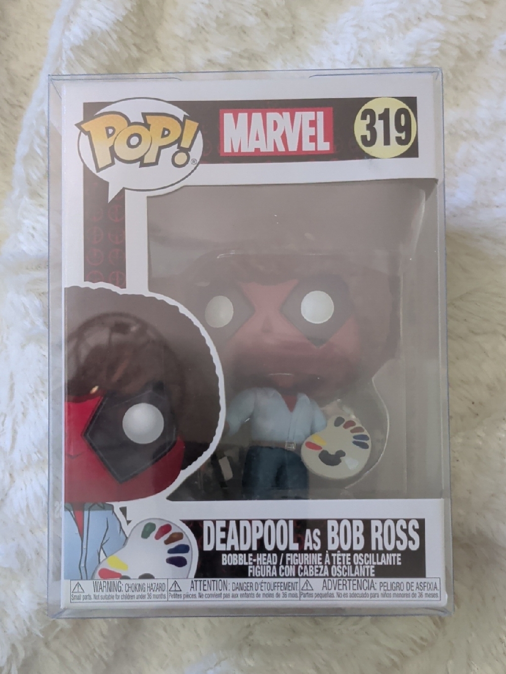 Deadpool As Bob Ross Funko Pop